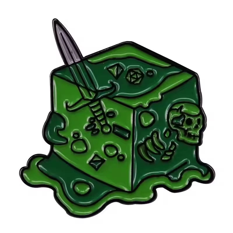 D&D Enamel Pins - Brooches for Backpack Accessories & Gifts - دبابيس دي اند دي