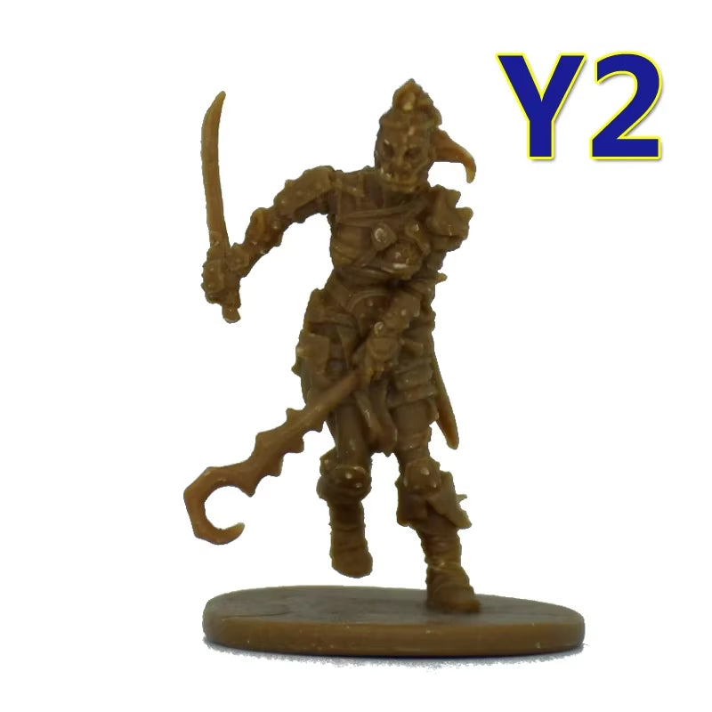 TRPG Board Game Zombicide Miniature Green Horde Heroes Survivors Warrior Knight Priest Dwarf Warlock Orc Fantasy Zombies Figures