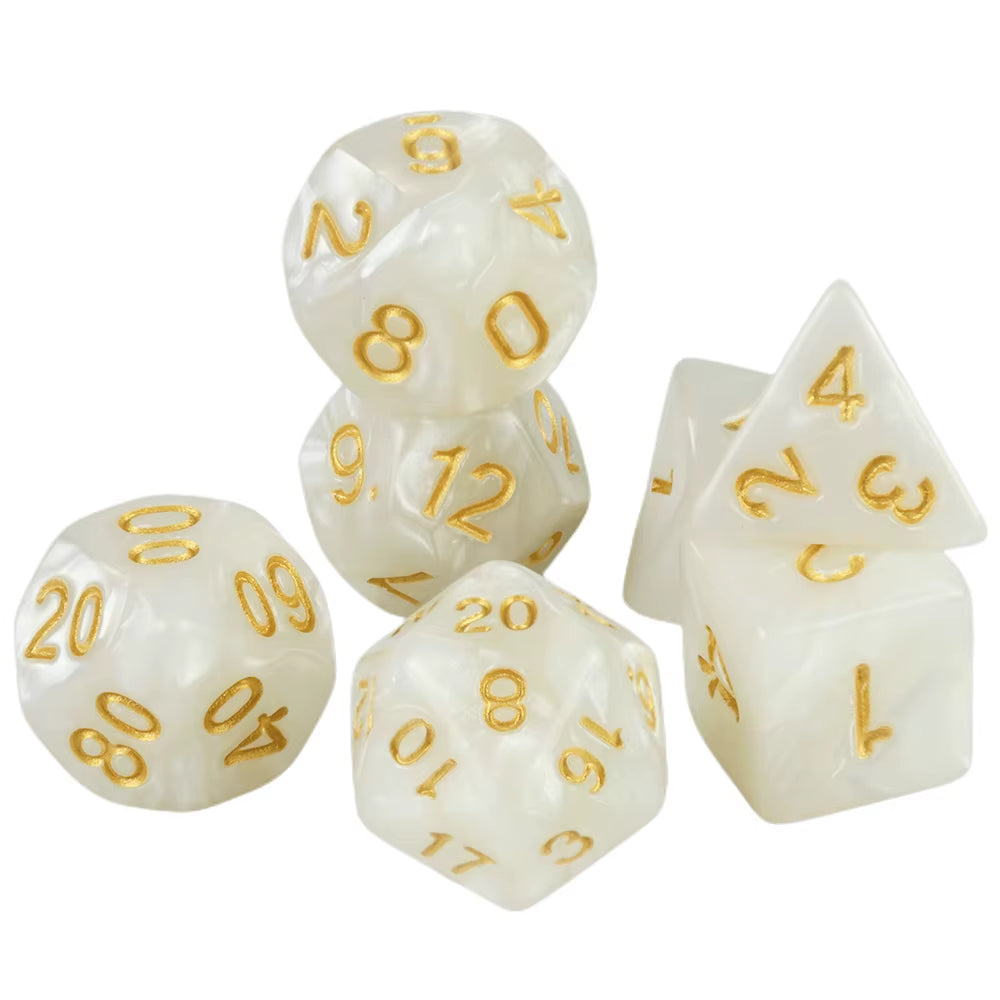 Stunning Marble D&D Dice - نرد دي اند دي
