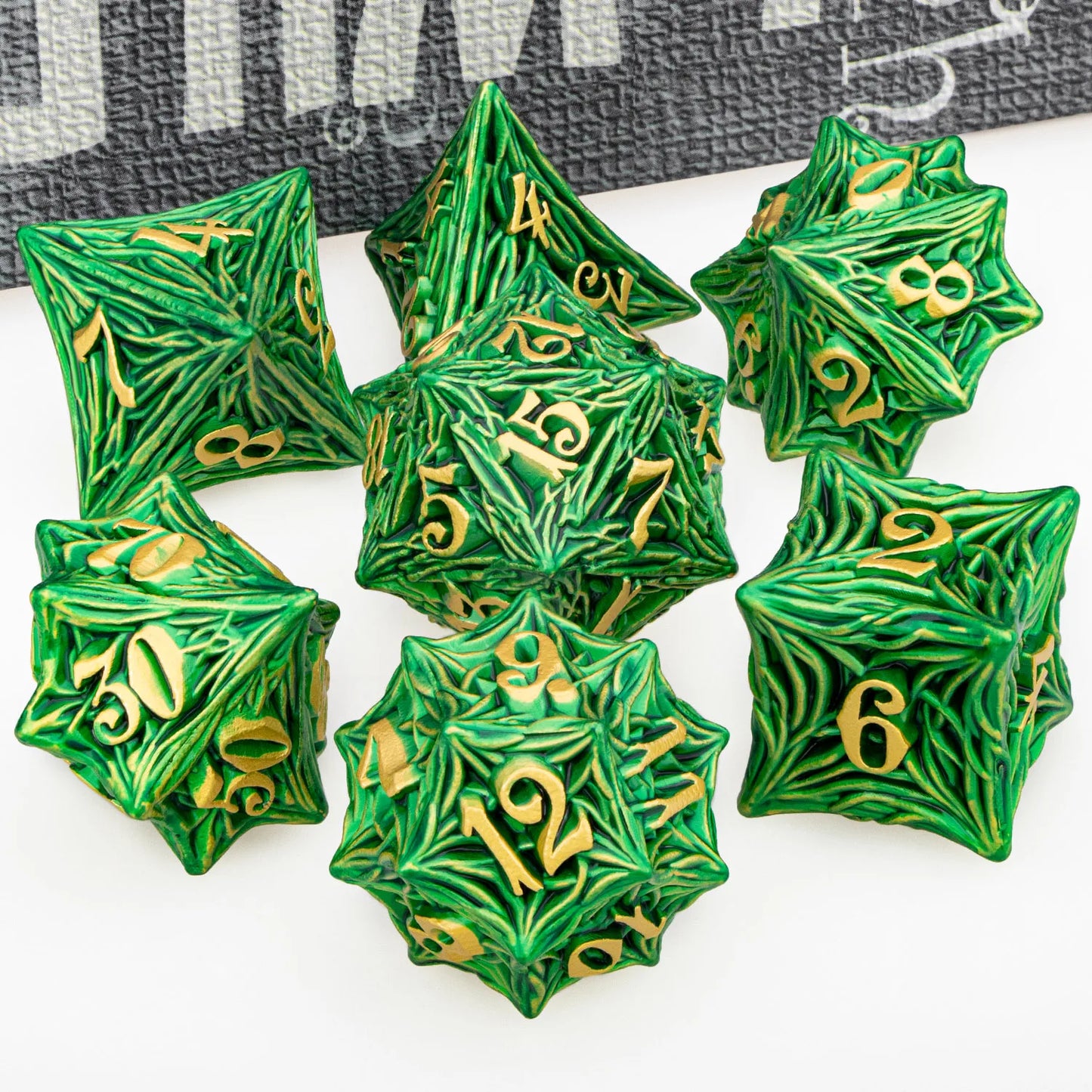 Tree Root Dnd Metal Dice Set Red D+D Polyhedral Dice for D Dnd D Dungeon and Dragon Pathfinder Role Playing Game Heavy D20 Dice