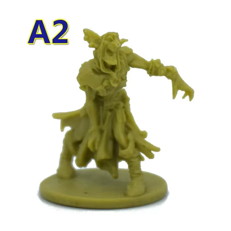 TRPG Board Game Zombicide Miniature Green Horde Heroes Survivors Warrior Knight Priest Dwarf Warlock Orc Fantasy Zombies Figures