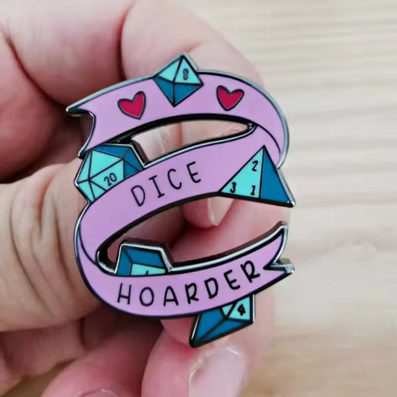 D&D Enamel Pins - Brooches for Backpack Accessories & Gifts - دبابيس دي اند دي