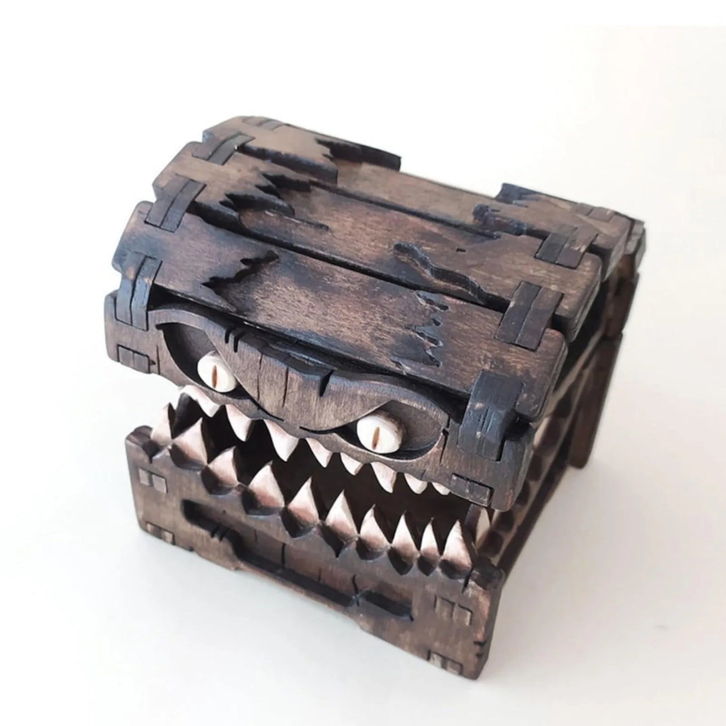 Dungeons & Dragons Treasure Chest - Multi-Functional Monster Figure, Dice Storage, and Collectible Display Box