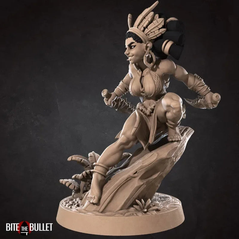 Miniature Resin Model Amazon Queen Knight, Dwarf, Orc Dnd Board Game War Chess Model Unpainted