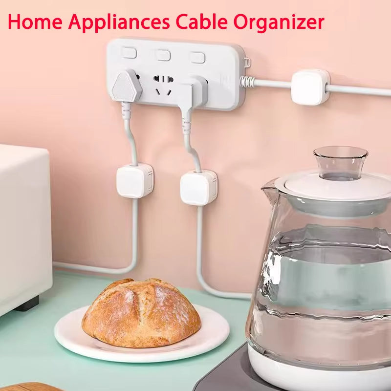 Magnetic Cable Clip - Adhesive Wire Organizer for Tidy Home & Office Desk Management