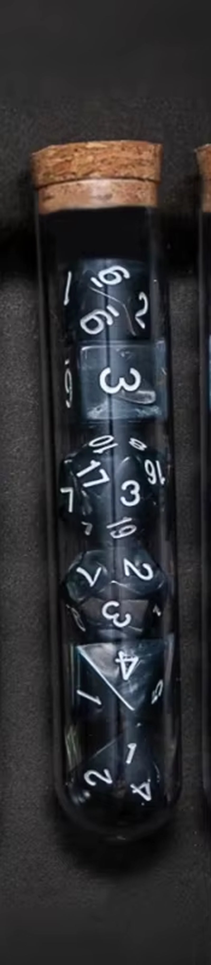 7-Piece Transparent Polyhedral D&D Dice Set - Perfect for RPGs and Tabletop Games!
