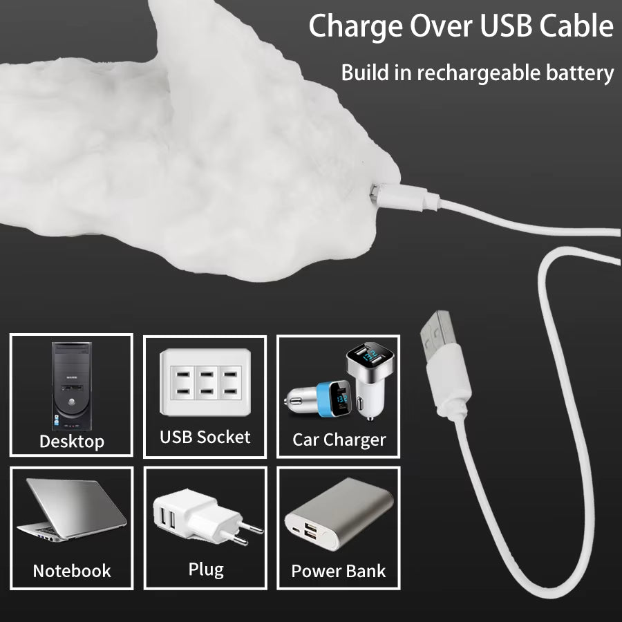 Enchanting 3D LED Fire & Ice Dragon Lamps - لمبة ليد تنين