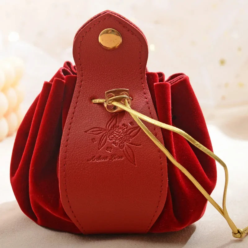 Celtic Design Genuine Leather DND Dice Bag Tray - Cute Drawstring Pouch for RPG Gifts & Coin Purse